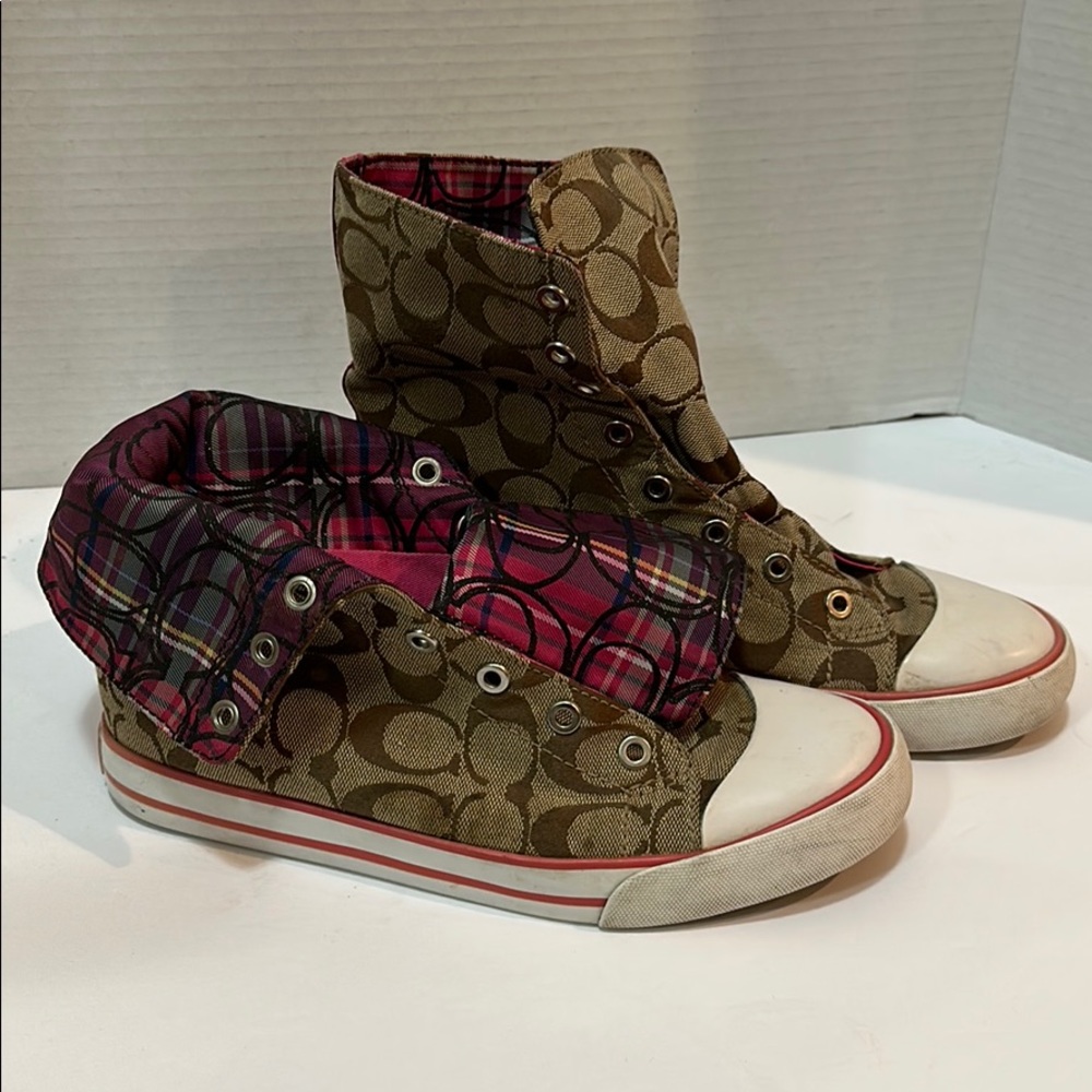 COACH Monogram high/low top sneakers